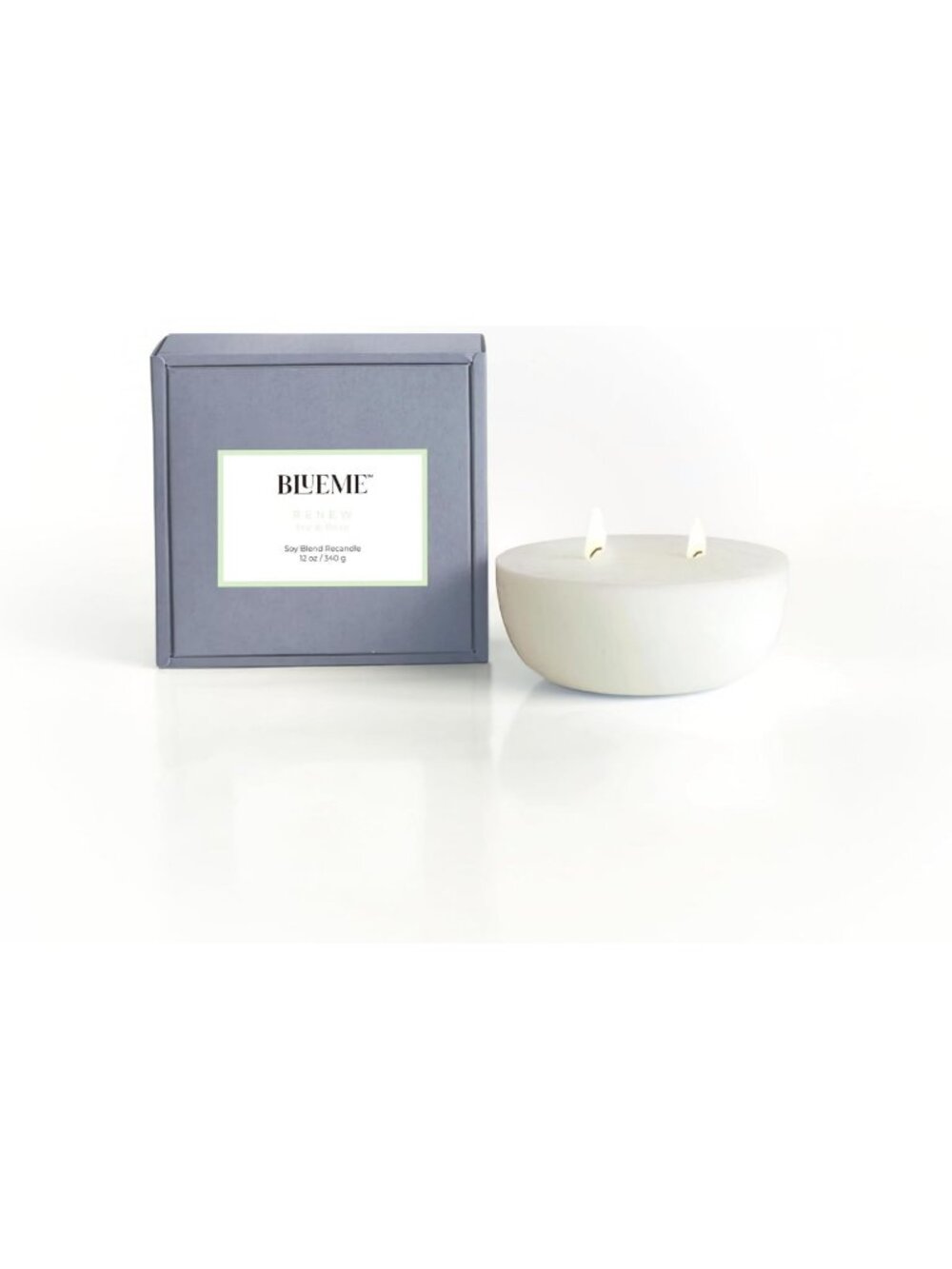 12 oz Wellness Candle Refill - Renew Scent, Eco-Friendly, Aromatherapy Gift